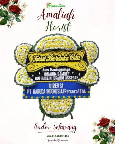 Papan Bunga Duka di Rowokangkung